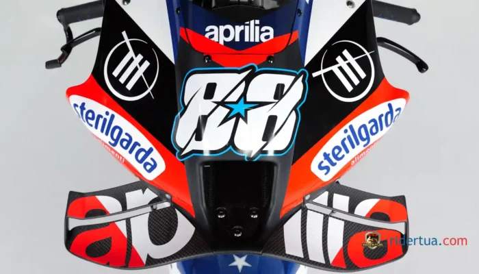 TrackHouse Aprilia team Livery 2024 - Miguel Oliveira