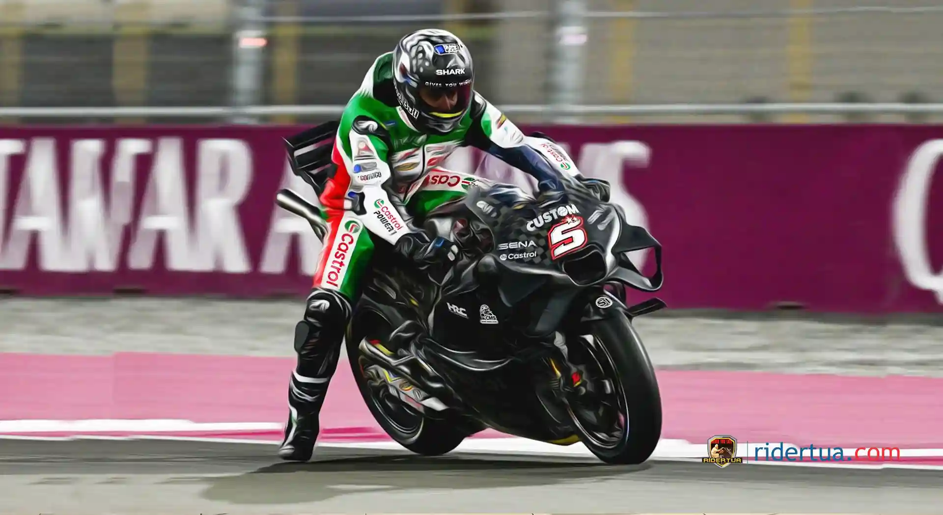 Johann Zarco Best Honda Rider in Qatar 1 Johann Zarco