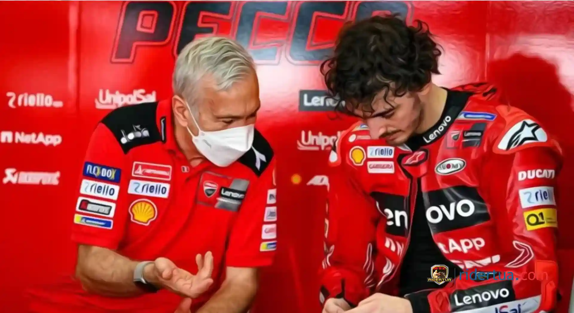 Pecco Bagnaia yang Pintar : Berbeda dengan Dunlop, Pirelli Selaras dengan Michelin Bisa Saling Melengkapi 1 Pecco Bagnaia - Davide Tardozzi