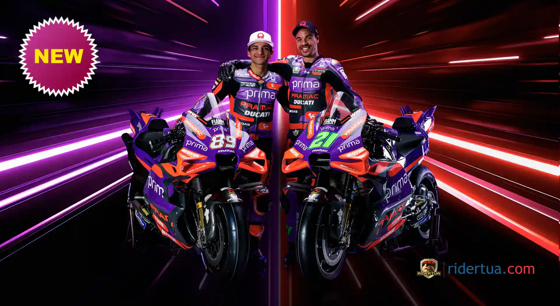 Prima Pramac Now Looks More 'Widow' 1 Prima Pramac Racing New Livery - 2024