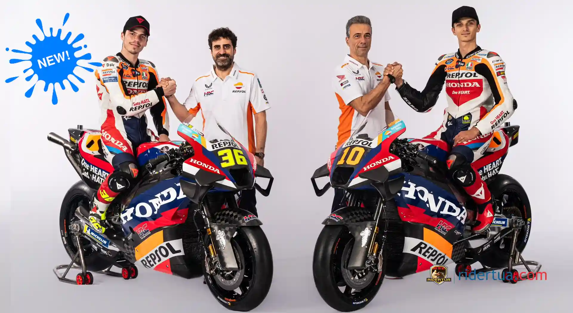 Luca Marini : Saya di Sini untuk Membawa Honda Semakin di Depan..! 1 Repsol Honda Team 2024 - Joan Mir - Santi Hernandez - Luca Marini- Giacomo Guidotti