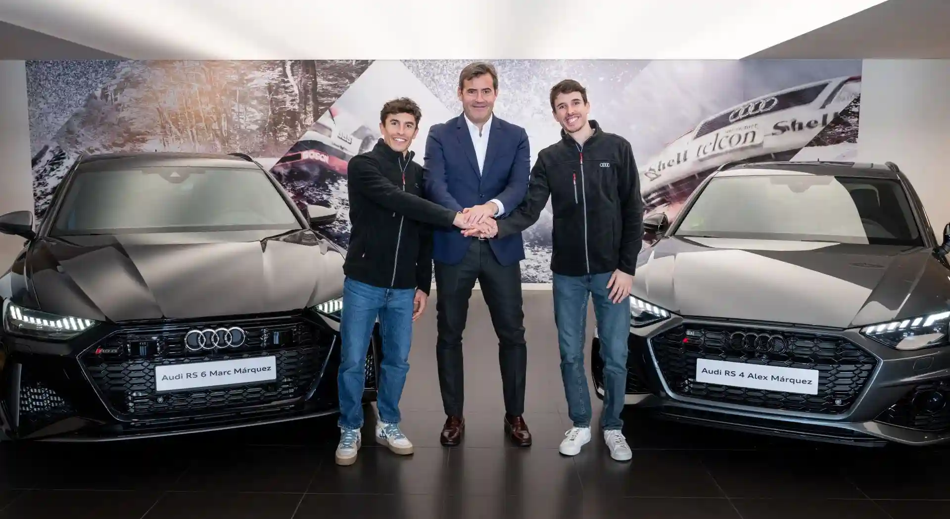 Marc Marquez Semakin Tidak Bisa Lepas dari Ducati? Jadi Brand Ambassador Audi 1 Marc Marquez - Alex Marquez - Audi