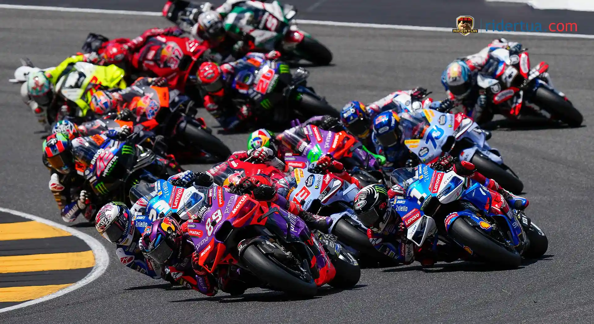 Siapa Pembalap Terkuat dan Terlemah di MotoGP Setelah 7 Seri 2024? 1 MotoGP Mugello Italia 2024 Start