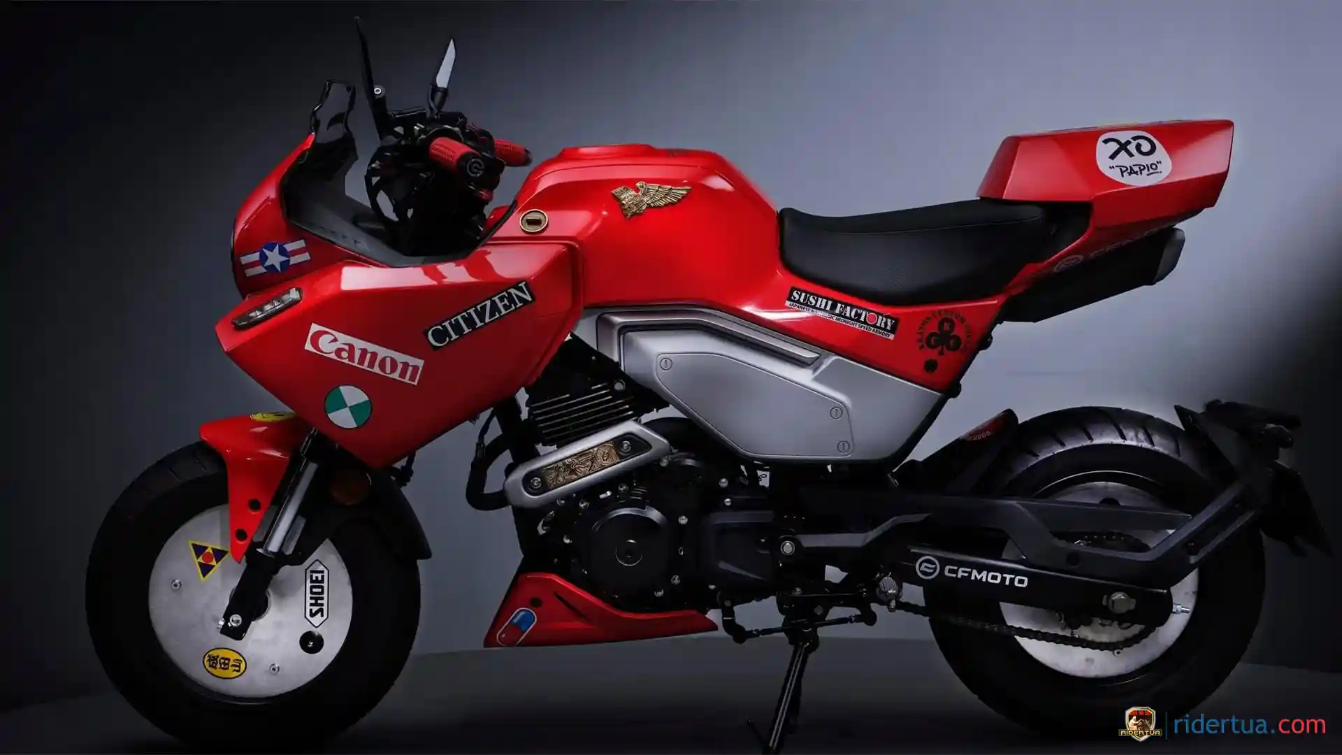 Motor Imut CFMoto Papio SS Edisi Spesial, Terinspirasi dari Anime Akira 1 Motor Imut CFMoto Papio SS Edisi Spesial, Terinspirasi dari Anime Akira