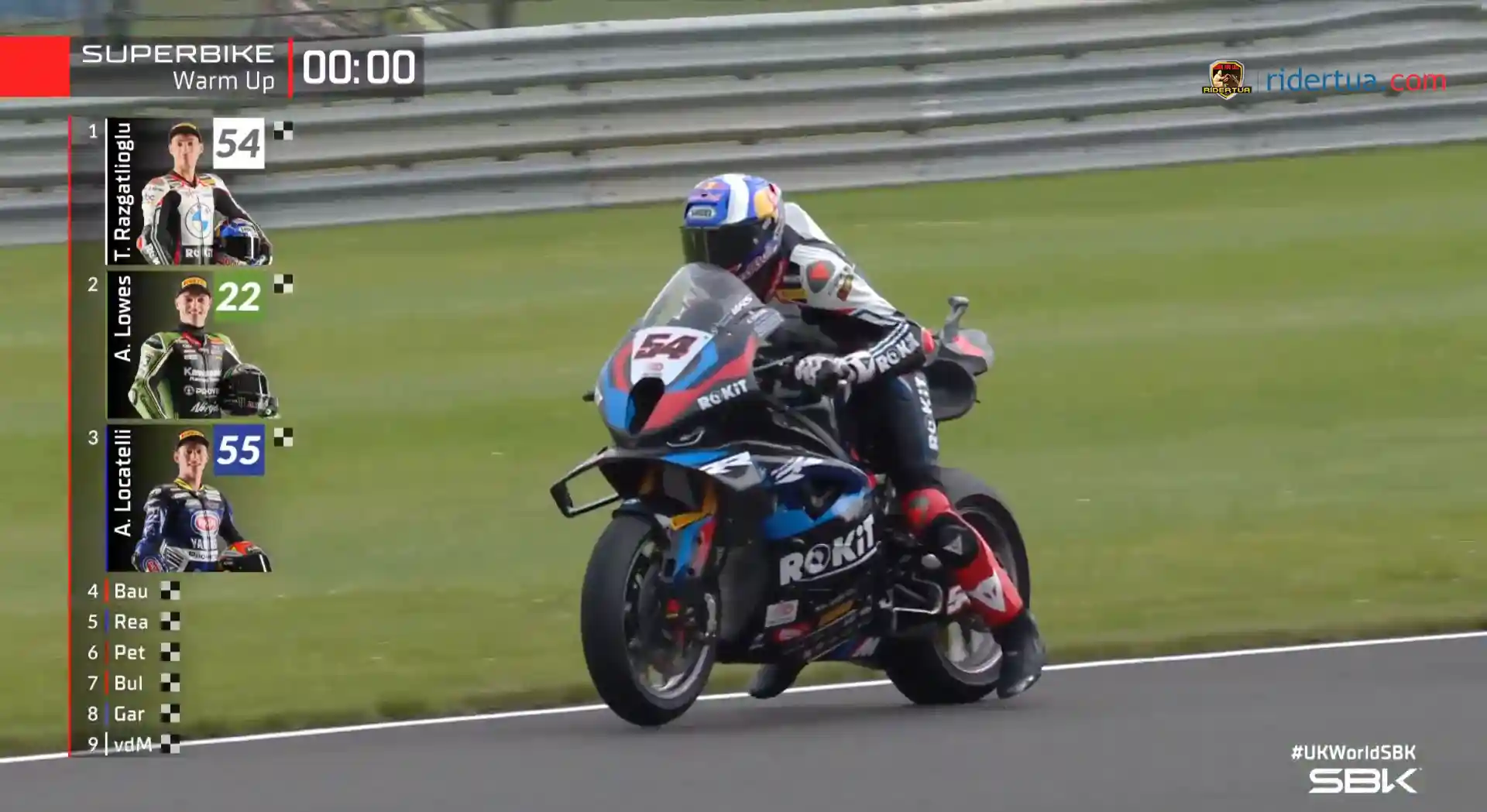 Hasil Warm Up WSBK Inggris 2024 1 Hasil Warm Up WSBK Inggris 2024