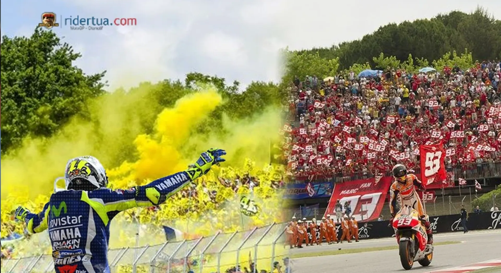 Pensiunnya Valentino Rossi dan Buruknya Performa Marquez Berpengaruh ke MotoGP 2 Valentino Rossi - Marc Marquez - MotoGP