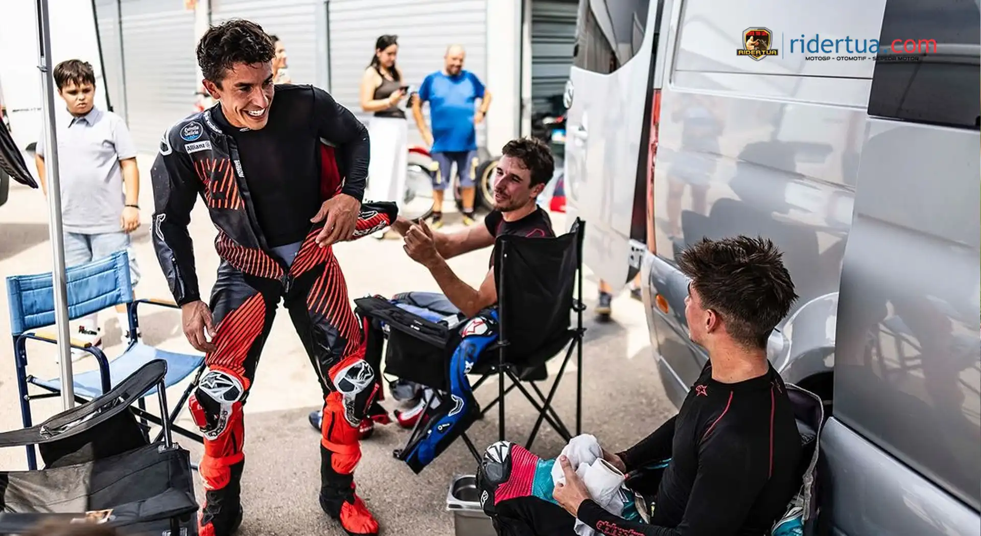 Marc Marquez Masih Menggunakan Motor Honda untuk Latihan! 1 Marc Marquez Latihan di Sirkuit Aspar