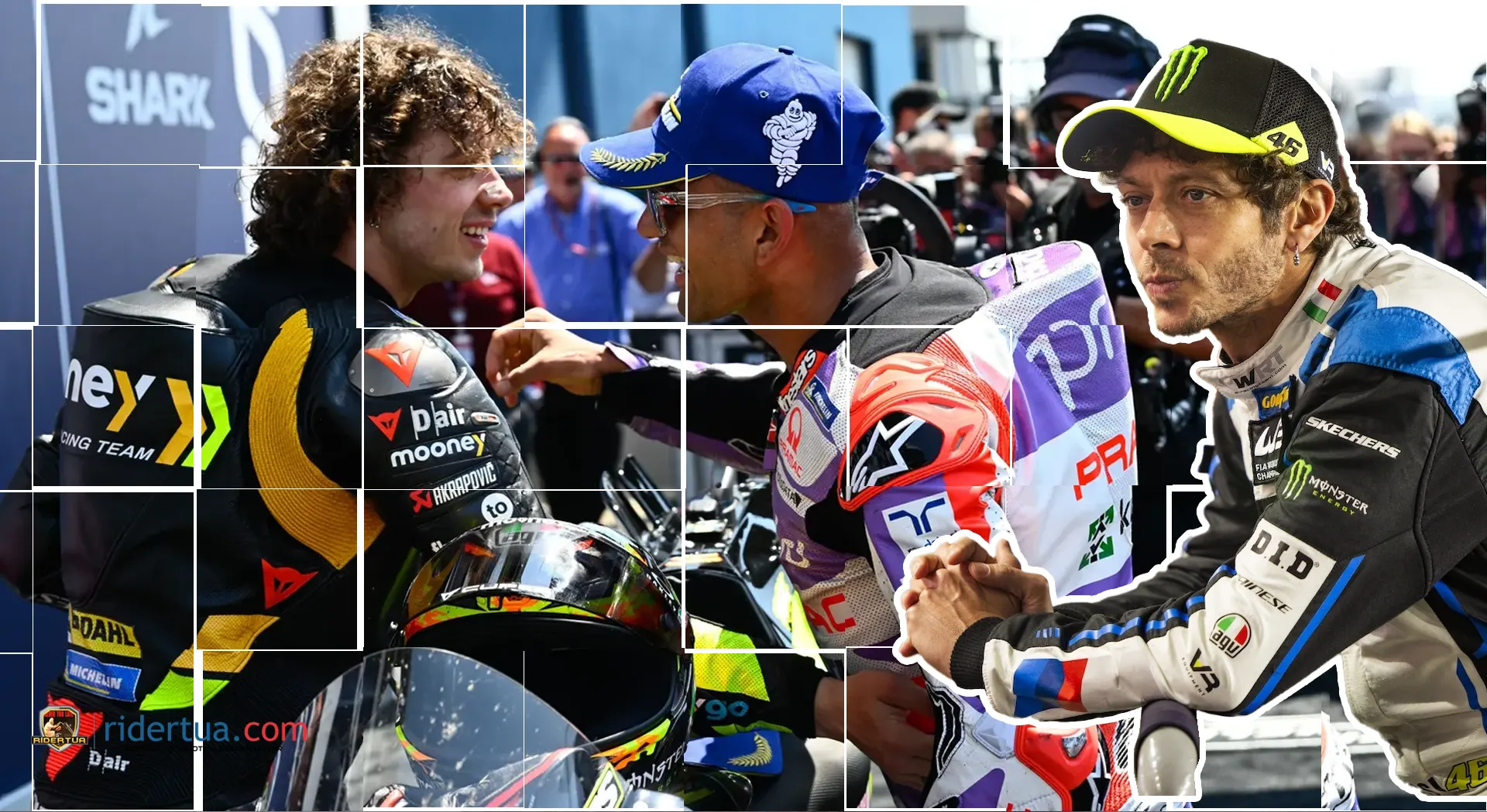 Valentino Rossi - Bezzecchi - Martin