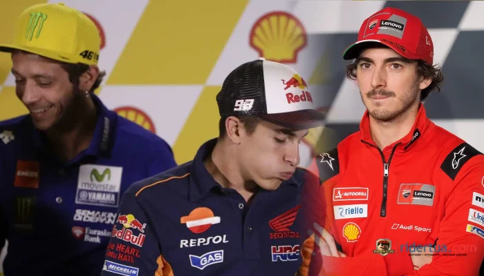 Valentino Rossi - Marc Marquez - Pecco Bagnaia