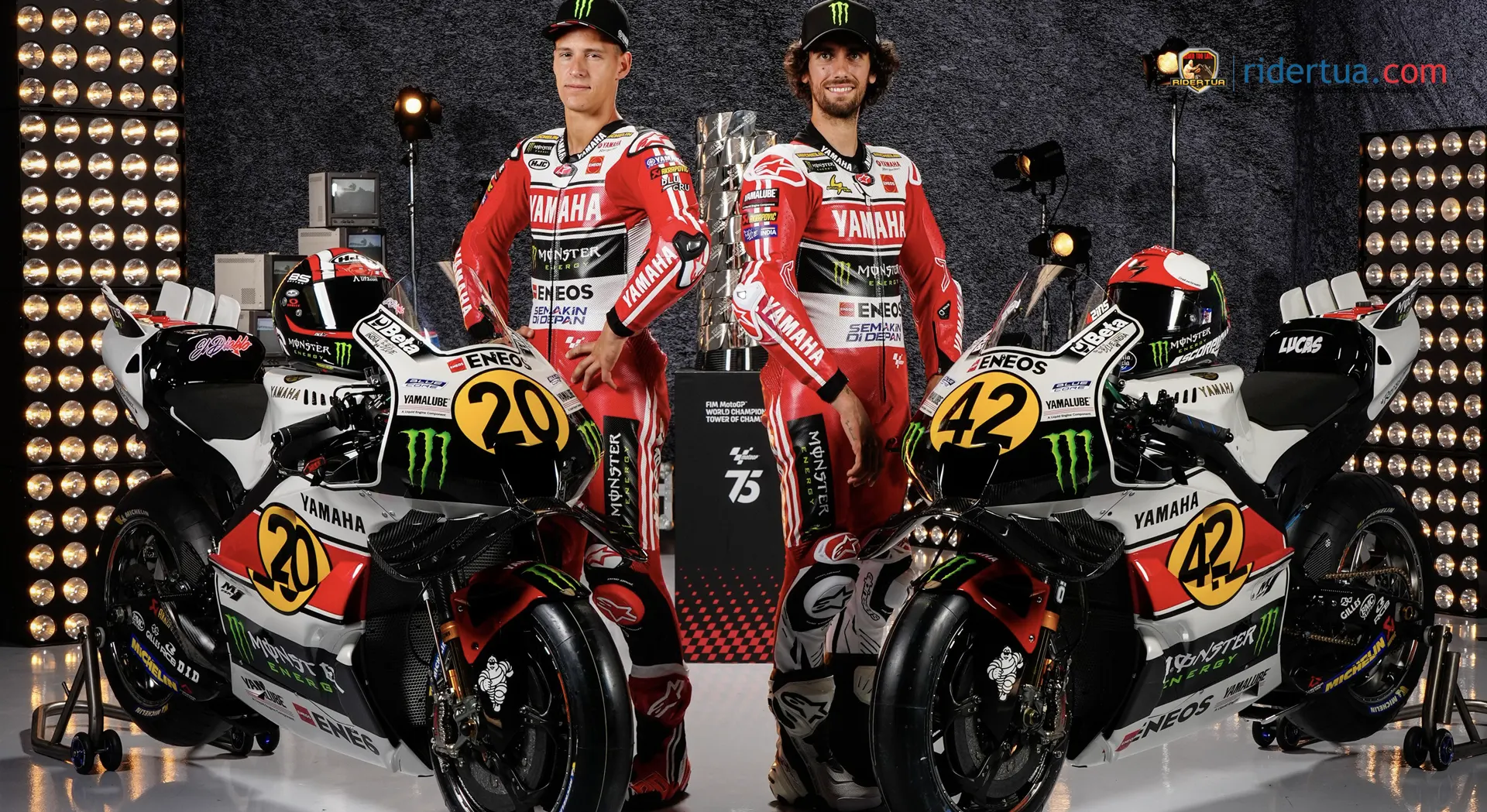 Pecco Bagnaia : Saya Sangat Menyukai Livery Spesial Honda dan Yamaha 1 Yamaha MotoGP Retro 2024