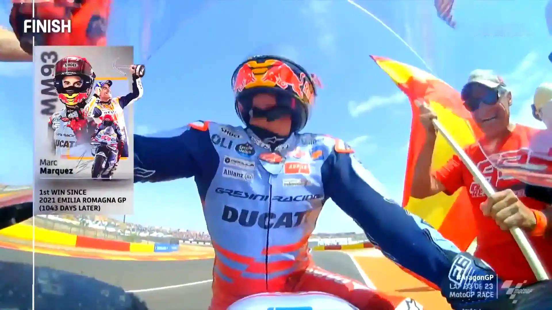 Hasil Race MotoGP Aragon 2024 : Marc Marquez Menang, Pecco Crash 1 Hasil Race MotoGP Aragon 2024