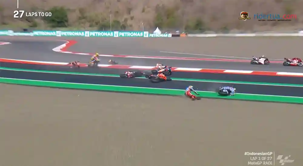 Aleix Espargaro : Apa yang Dialami Miller Bisa Saja Terjadi, Tumben Gak Marah-marah Pak RT! 1 Jack Miller - Luca Marini - Aleix Espargaro - Alex Marquez - Crash