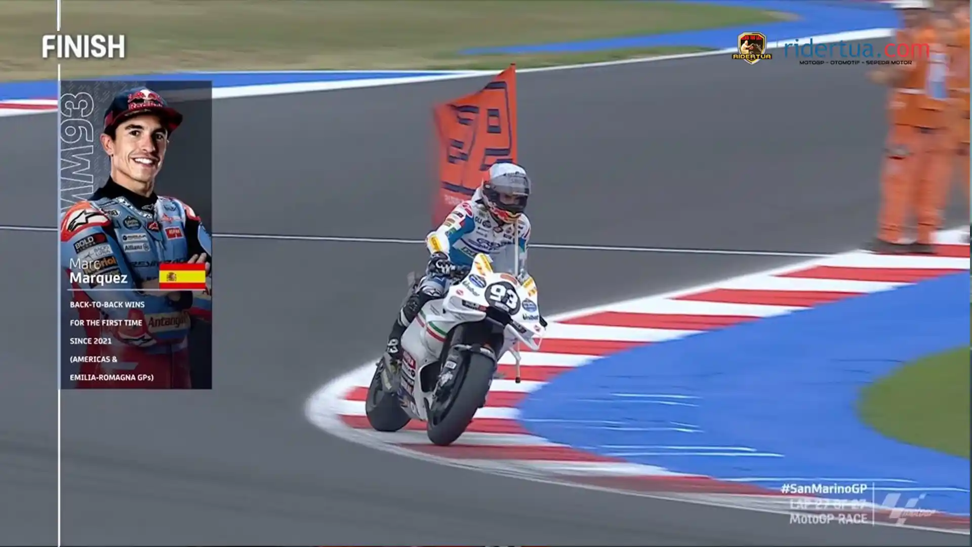 Pecco Bagnaia : Marc Marquez Menyalip Karena Dia yang Paling Berani di Tengah Hujan 1 Marc Marquez
