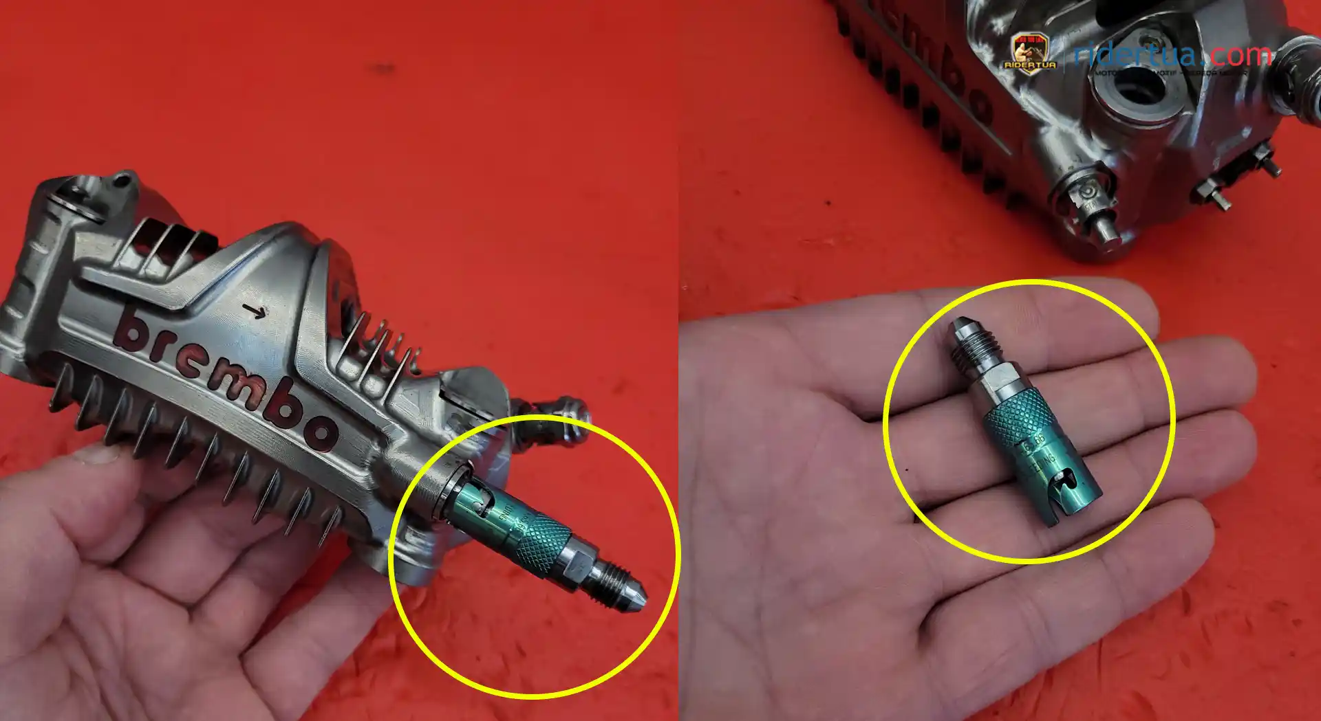 'Open' Dry Coupling - buang angin cairan hidrolis, rem brembo foto -Peter Bom 'Open' Dry Coupling - buang angin cairan hidrolis, rem brembo foto -Peter Bom