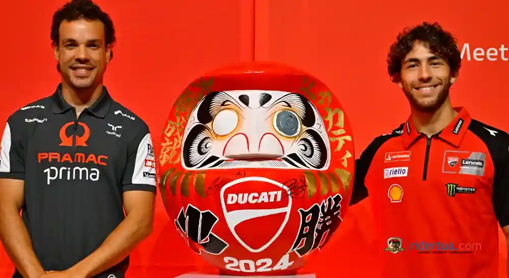 Pecco Bagnaia dan Harapan Juara Dunia Melalui Jimat 'Boneka Daruma' Jepang Ini 1 Enea Bastianini - Franco Morbidelli