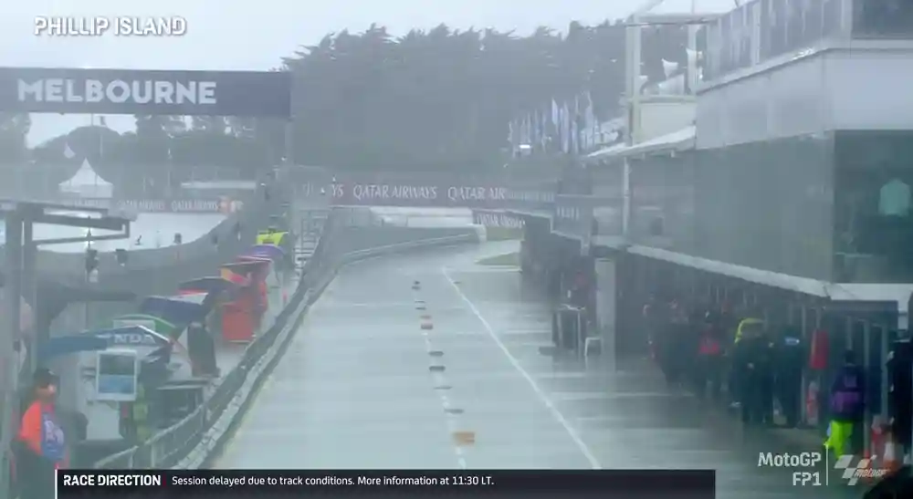 Hasil FP1 MotoGP Australia 2024 : DIBATALKAN 1 FP1 MotoGP Australia 2024