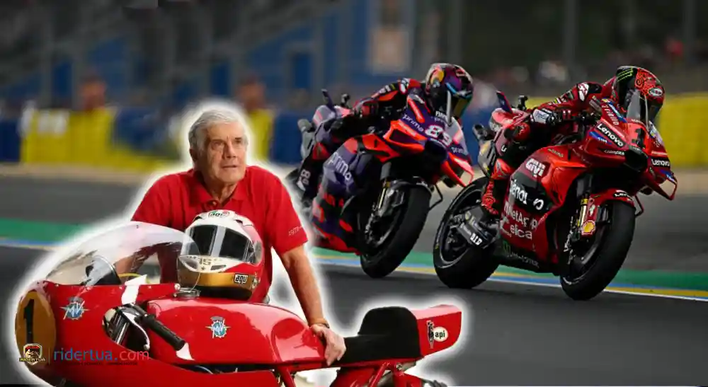 Giacomo Agostini: Marc Marquez Lebih Nekat, Berani, dan Menarik daripada Valentino Rossi 1 Giacomo Agostini - Pecco Bagnaia - Jorge Martin