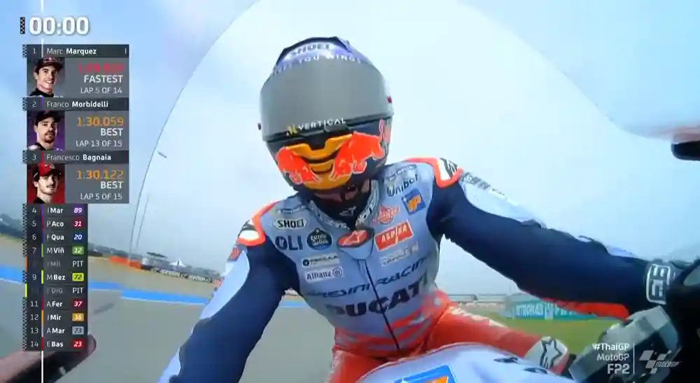 Hasil FP2 MotoGP Thailand 2024 1 Hasil FP2 MotoGP Thailand 2024