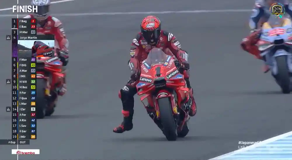 Hasil Sprint Race MotoGP Jepang 2024 1 Hasil Sprint Race MotoGP Jepang 2024