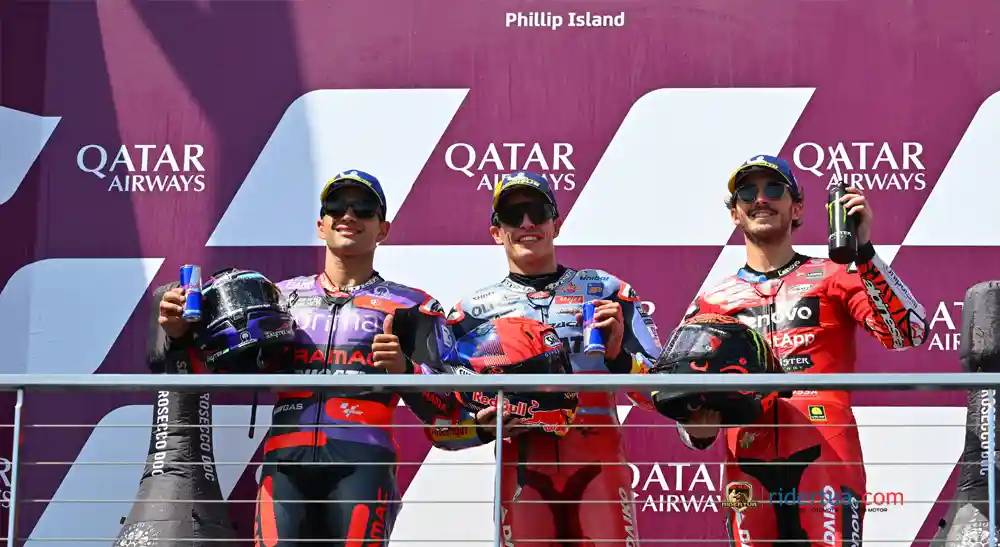 Marc Marquez 'Membantu' Pecco Seperti Lorenzo di 2015? 2 Jorge Martin - Marc Marquez - Pecco Bagnaia