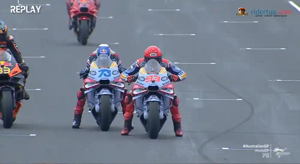 Wajah Sumringah Gresini dan Marc Marquez, Pecco dan Martin Justru Kesulitan di Phillip Island 2 Marc Marquez - Alex Marquez