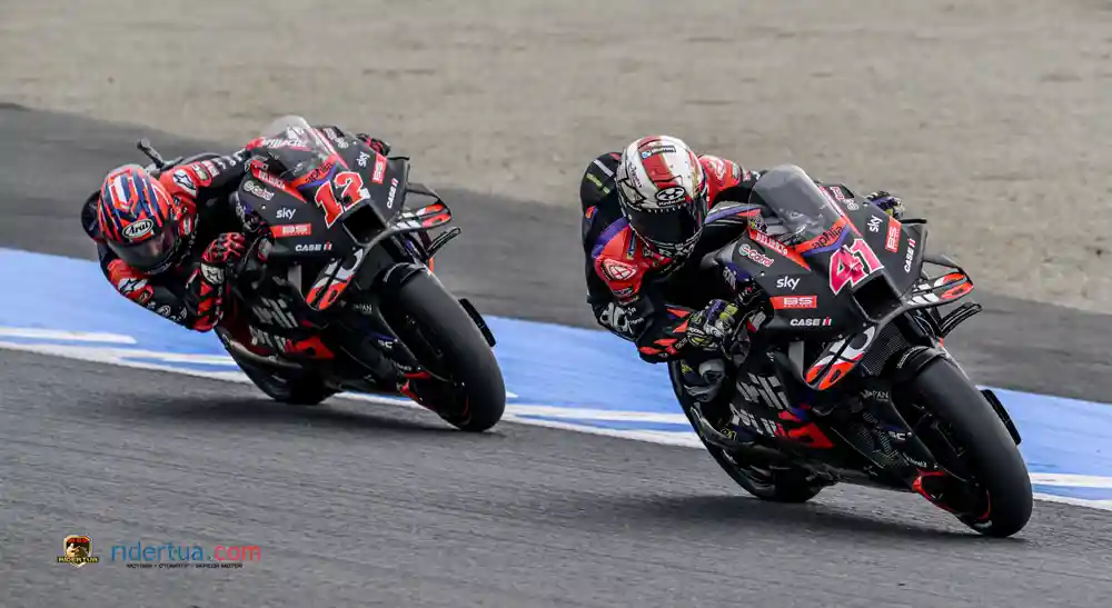 Aleix Espargaro : Helm Kabuto Menyelamatkan Balapan Saya di MotoGP Thailand 2 Maverick Vinales - Aleix Espargaro