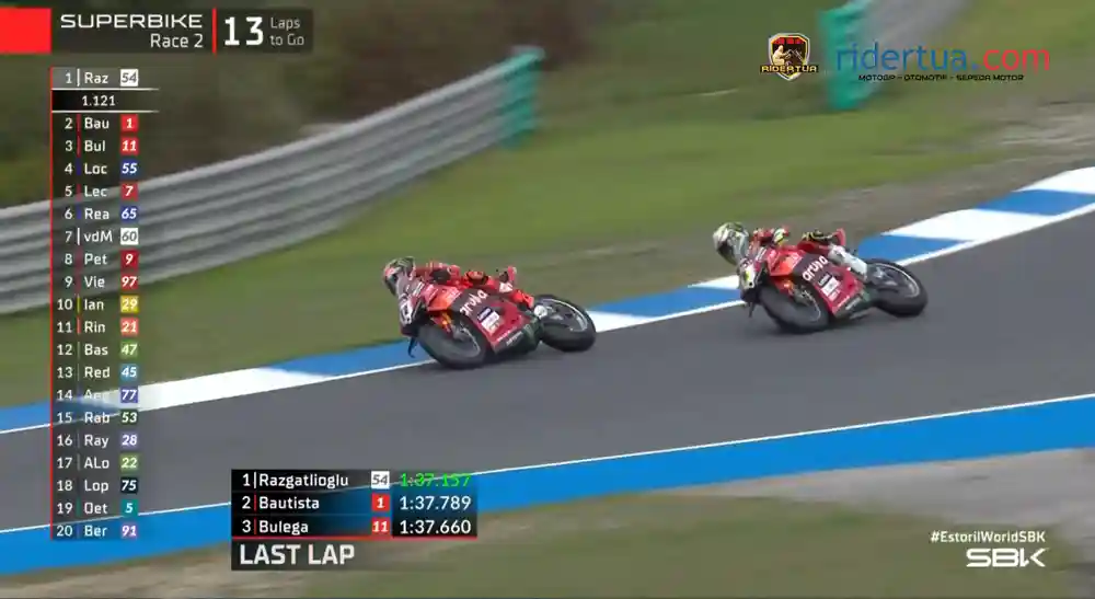 Alvaro Bautista : Saya Ingin Membantu Nicolo Bulega, Sengaja Mengalah? 2 Nicolo Bulega - Alvaro Bautista