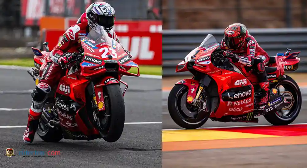 Apa Anti-wheelie di MotoGP? 1 Pecco Bagnaia - Enea Bastianini
