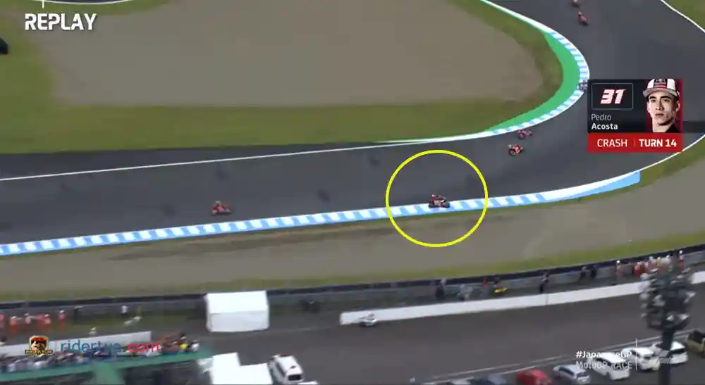 Pedro Acosta : Mungkin Saya Terlalu Berlebihan, 2 Kali Dekat Pecco Selalu Crash 1 Pedro Acosta - Crash Race Motegi-1
