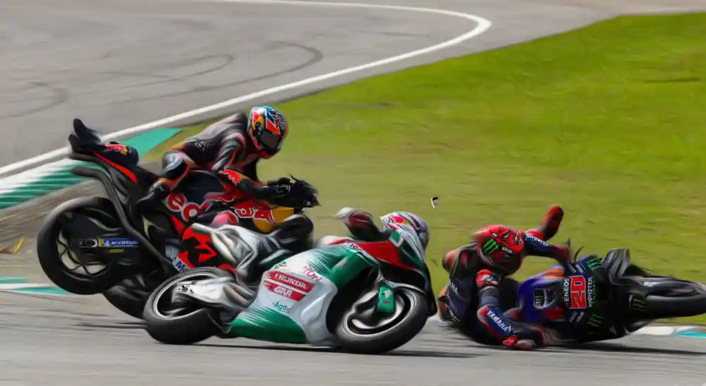 Alex Marquez : Menurutku Brad Binder yang Kehilangan Kendali dan Menyebabkan Crash 1 Fabio Quartararo