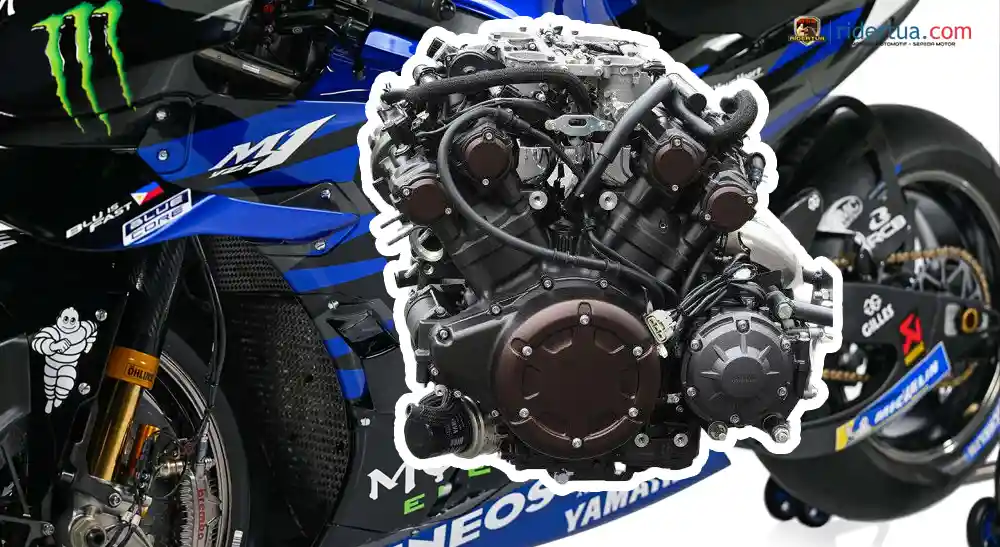 Andrea Dovizioso Akan Uji Coba Mesin Yamaha V4 di Sepang 1 Yamaha V4 engine