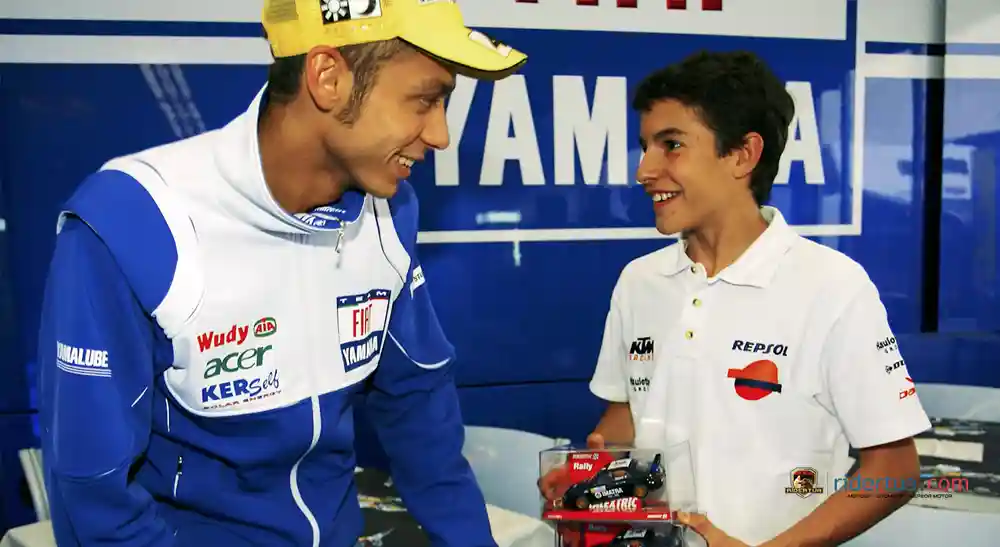 Marc Marquez: Valentino Rossi Pembalap MotoGP Terbaik 1 Valentino Rossi - Marc Marquez