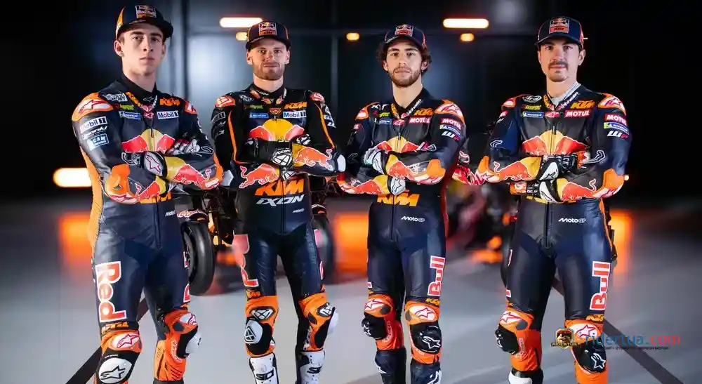 Red Bull KTM Luncurkan 4 Motor 'Plek-Ketiplek' untuk MotoGP 2025 2 Red Bull KTM - Pedro Acosta - Brad Binder - Enea Bastianini - Maverick Vinales-2