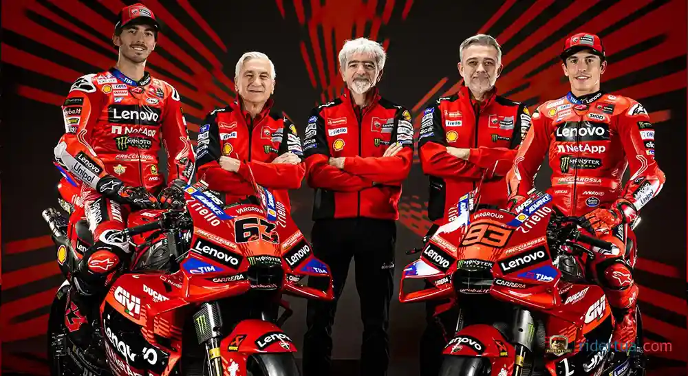 Tim Impian Ducati 2025: Pecco Bagnaia dan Marc Marquez Semakin 'Merah' 1 Tim Impian Ducati 2025-1