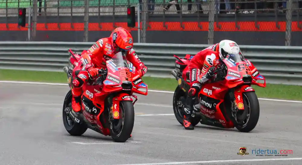 Jack Miller : Marc Marquez Bereinkarnasi Menjadi Alien dan Pecco Bagnaia Jauh Lebih Berbakat dari yang Diperkirakan 1 Pecco Bagnaia - Marc Marquez - Ducati