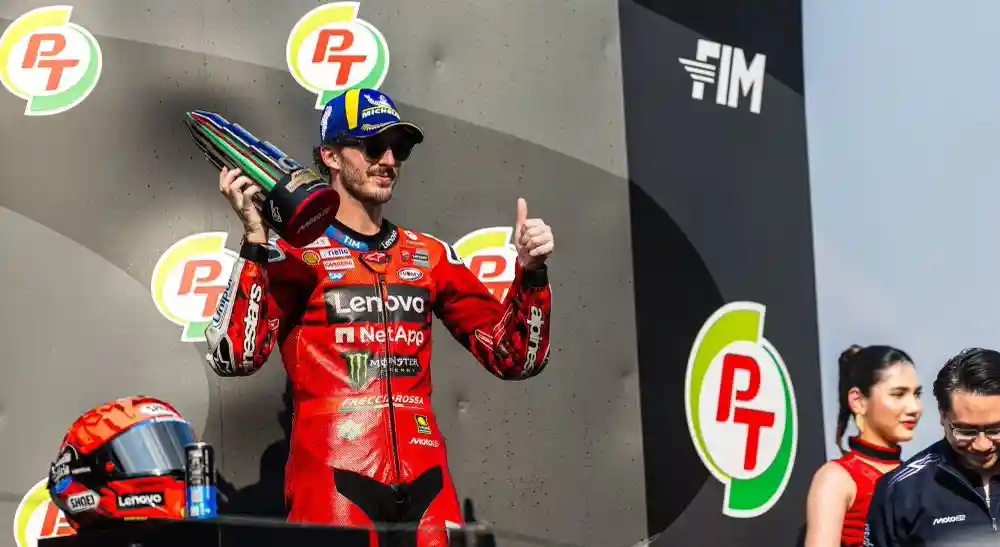 Gigi Dall'Igna : Pecco Bagnaia Pantas Mendapatkan Hasil Lebih dari Posisi ke-3 1 Pecco Bagnaia