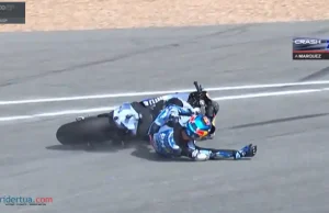 Alex Marquez : Saya Terlalu Percaya Diri Karena Motornya Stabil dan Performanya Terlalu Bagus Alex Marquez - Crash