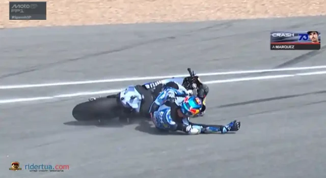 Alex Marquez - Crash