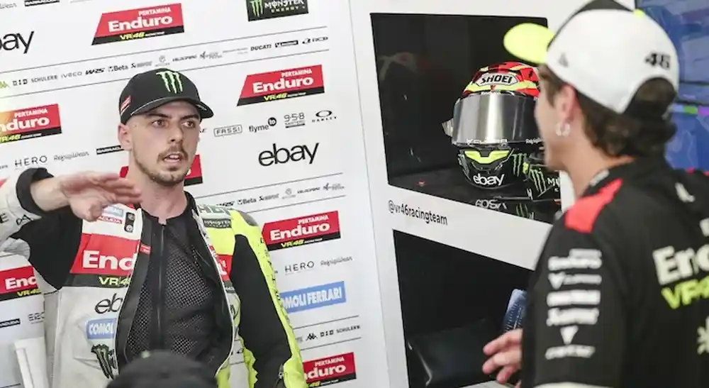 Fabio Di Giannantonio Tantang Marquez: Aku Ingin Bertarung Dengannya di Lintasan 1 Fabio Di Giannantonio - Valentino Rossi
