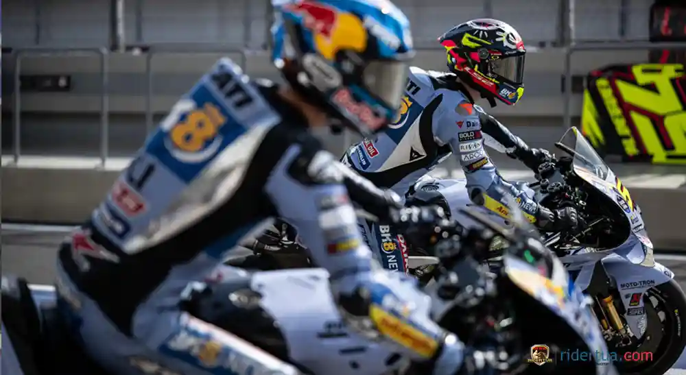 Fermin Aldeguer Finish P-3 : Alex Marquez Rekan Setim Sekaligus Rival Utama Tapi Melawannya Bukanlah Target Utama Saya 1 Fermin Aldeguer - Alex Marquez