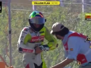 Franco Morbidelli : Habis Crash Leher Sakit, Berkat Fisioterapis Saya Cukup Fit untuk Sprint Meski Tidak Minum Obat Franco Morbidelli - Crash