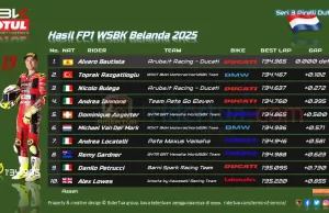 Hasil FP1 WSBK Belanda 2025