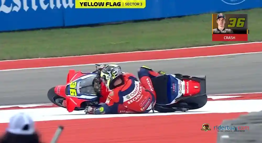Peringkat Crash MotoGP Peringkat Crash MotoGP - Joan Mir - Crash