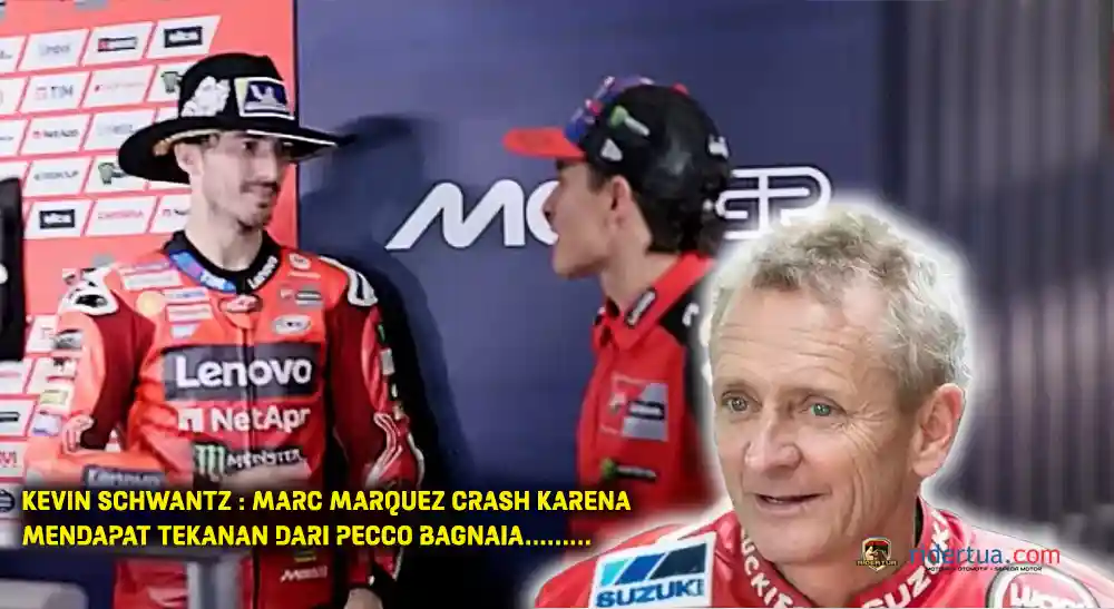 Kevin Schwantz : Marc Marquez Crash Karena Mendapat Tekanan dari Pecco Bagnaia Kevin Schwantz - Pecco Bagnaia - Marc Marquez