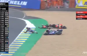 Brad Binder - Fabio Quartararo Crash