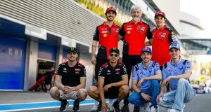 Gigi Dall'Igna - Pecco Bagnaia - Marc Marquez - Alex Marquez - Fermin Aldeguer - Franco Morbidelli - Fabio Di Giannantonio - Ducati MotoGP