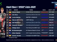 Hasil Race 1 WSSP Ceko 2025