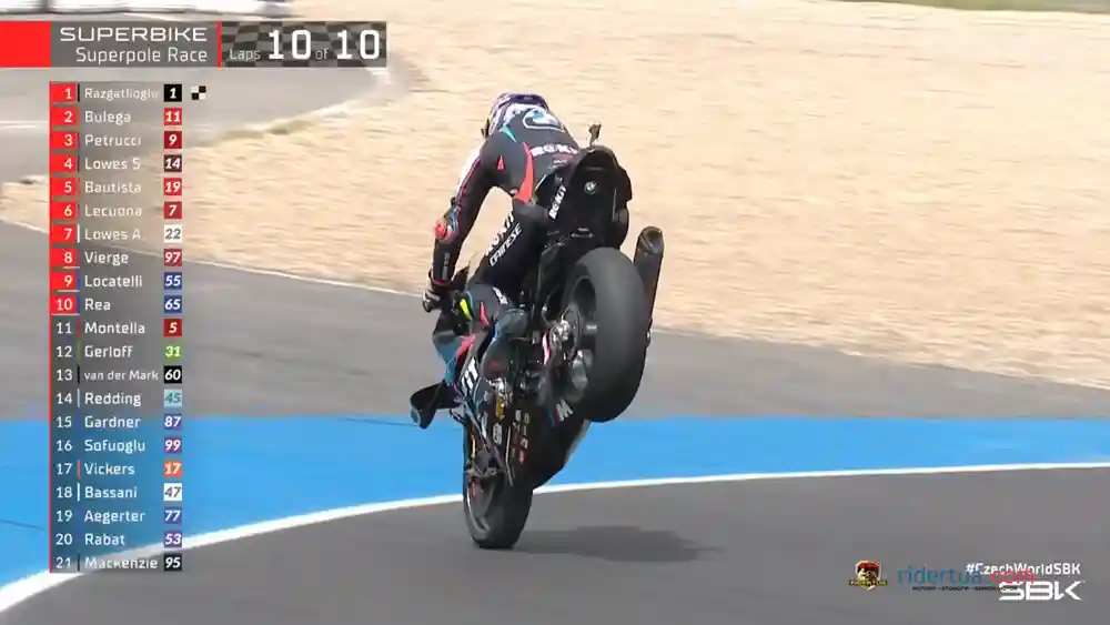 Hasil Superpole Race WSBK Ceko 2025: Toprak Razgatlioglu Menang 1 Hasil Superpole Race WSBK Ceko 2025