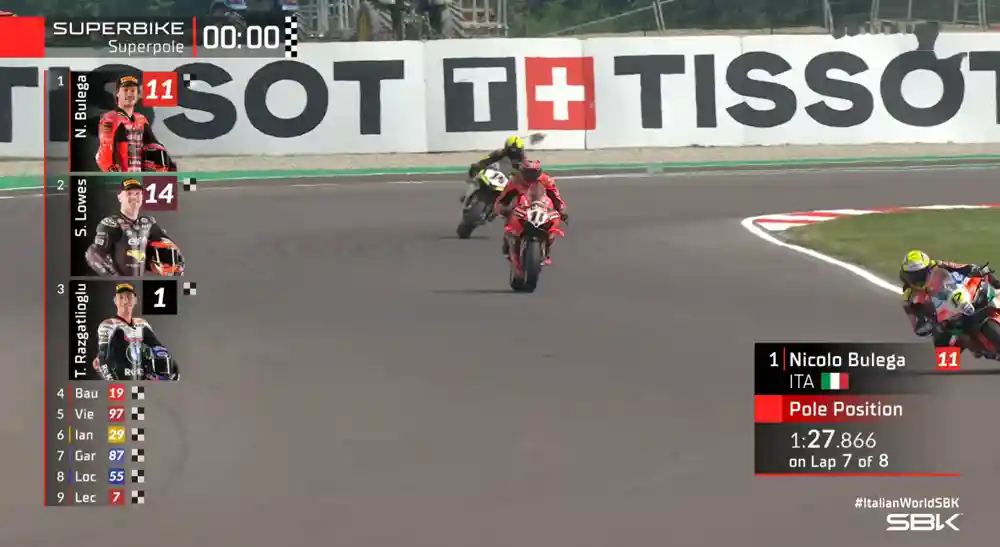 Hasil Superpole WSBK Italia 2025: Bulega Pole Position 1 Hasil Superpole WSBK Italia 2025