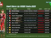 Hasil Warm Up WSBK Italia 2025: Bulega Tercepat! Hasil Warm Up WSBK Italia 2025